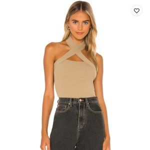 NWT NBD Yvette Halter Top US M